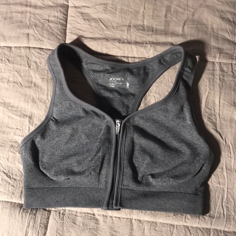 Gray Sports bra from jockey